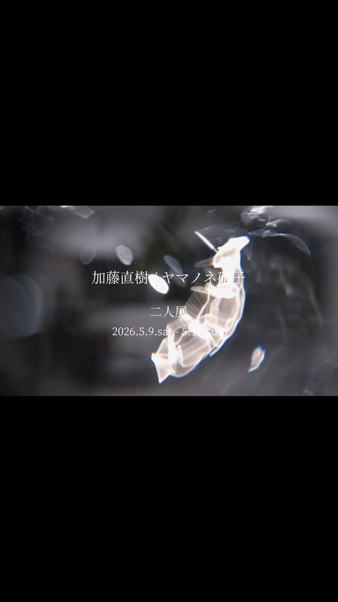 加藤直樹 / ヤマノネ硝子 二人展